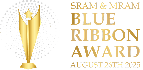 SRAM & MRAM Blue Ribbon Award SRAM & MRAM Blue Ribbon Award Logo